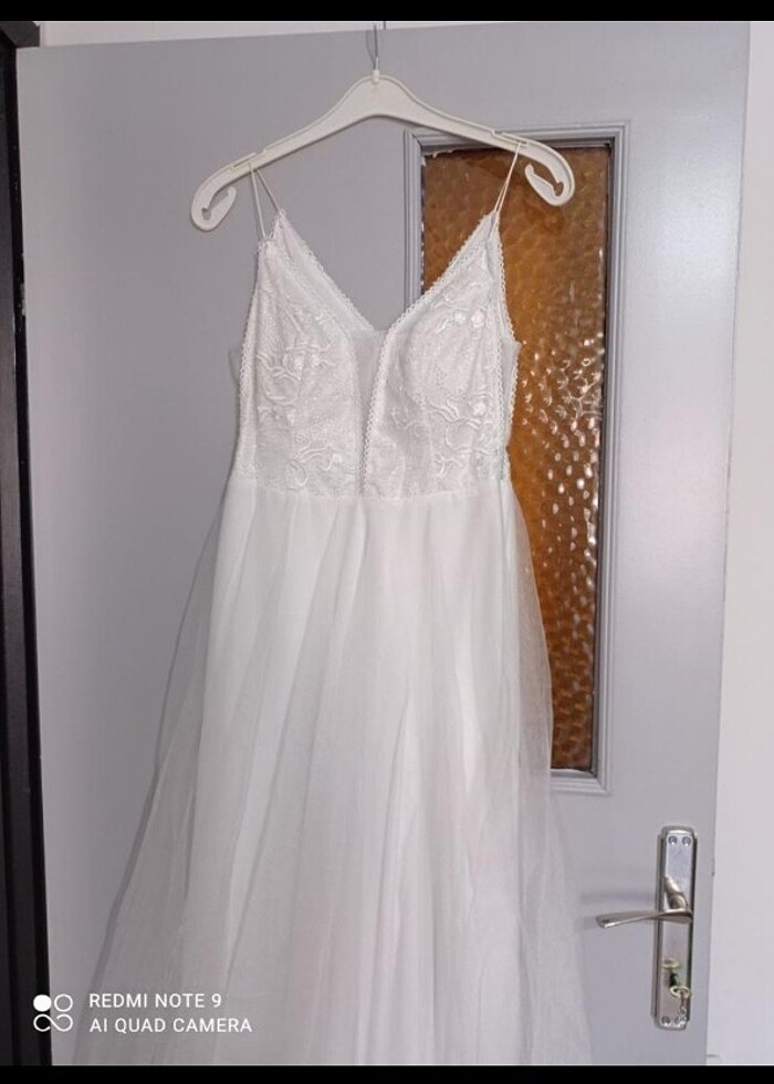 beyaz abiye - Görsel 4