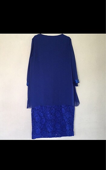 Büyük beden kadın abiye elbise - Görsel 5