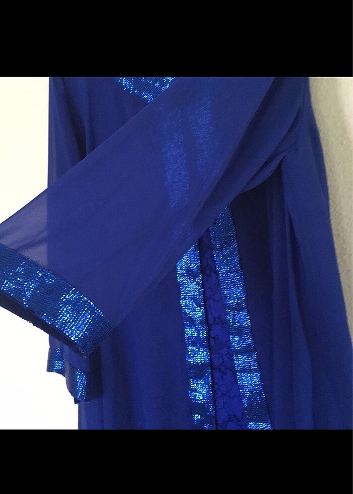 Büyük beden kadın abiye elbise - Görsel 4