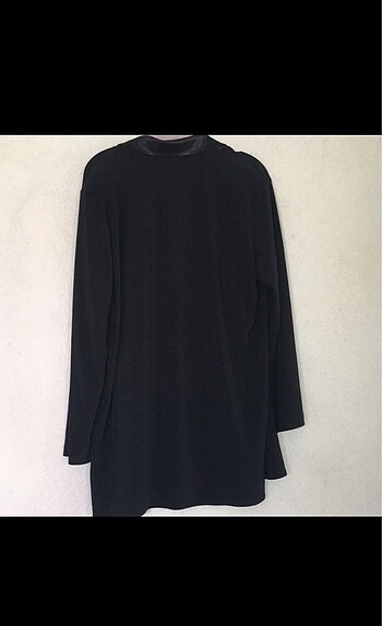 Büyük beden yelek bluz etek takımı - Görsel 3