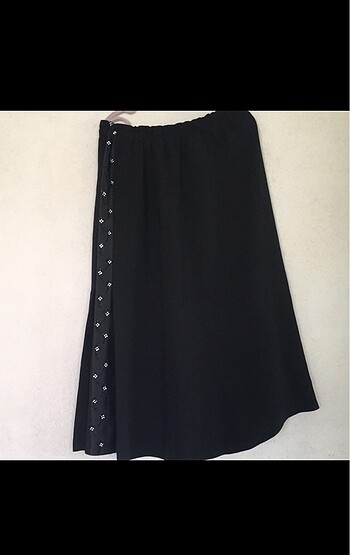 Büyük beden yelek bluz etek takımı - Görsel 6