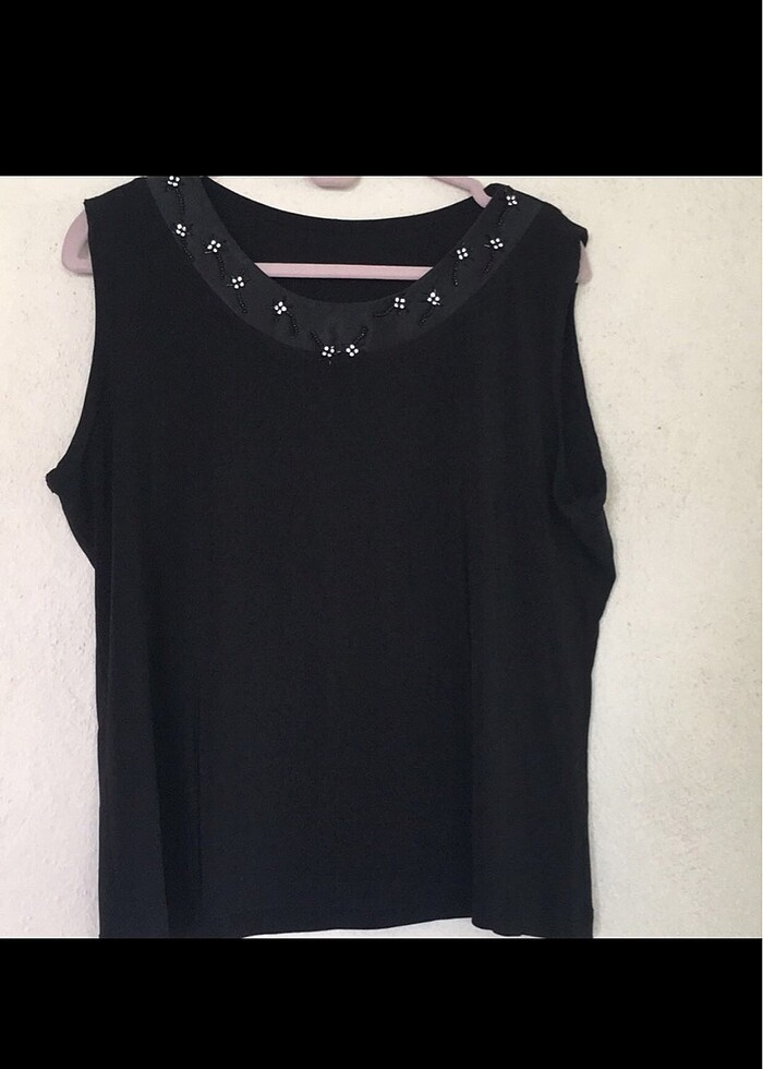 Büyük beden yelek bluz etek takımı - Görsel 4