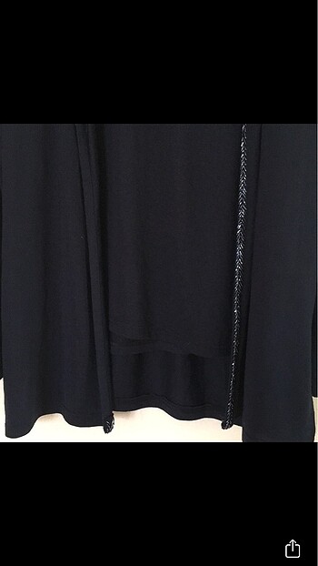 Taş işlemeli bluz yelek takımı - Görsel 3