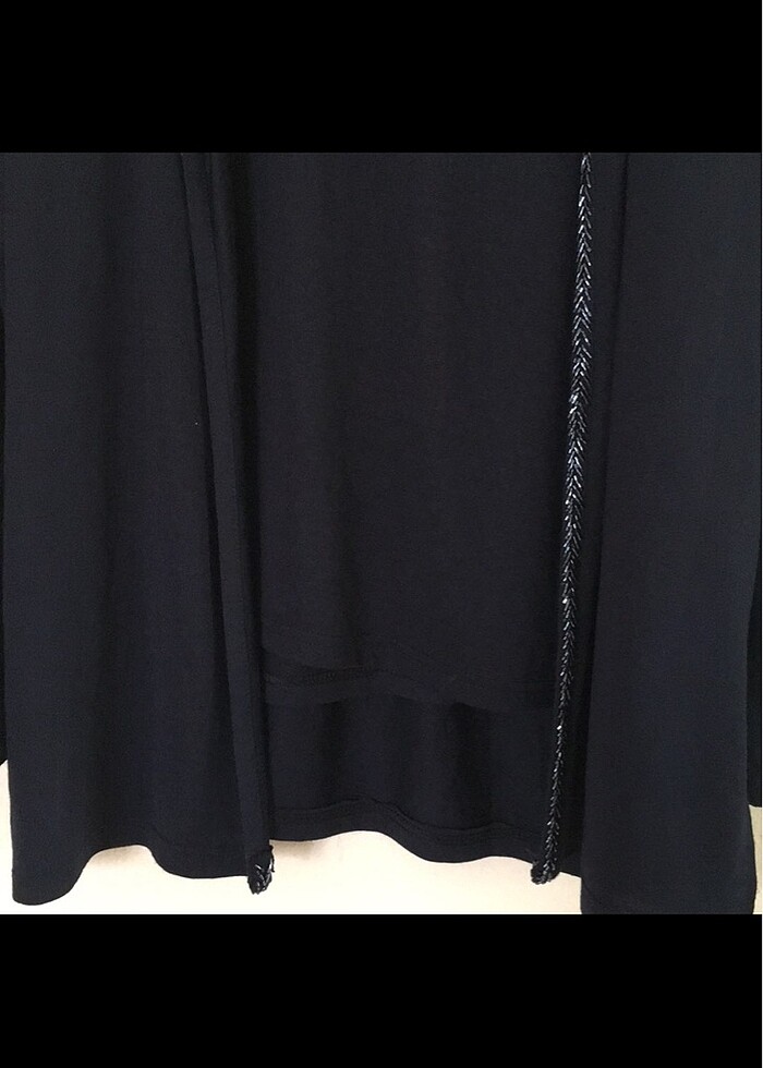 Taş işlemeli bluz yelek takımı - Görsel 3