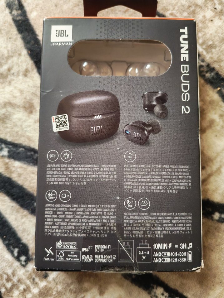 JBL Tune Buds 2 Kablosuz Kulaklık Siyah - Görsel 3