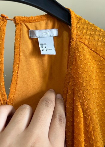 Parlak Sarı Yılan Desenli Bohem elbise - Görsel 5