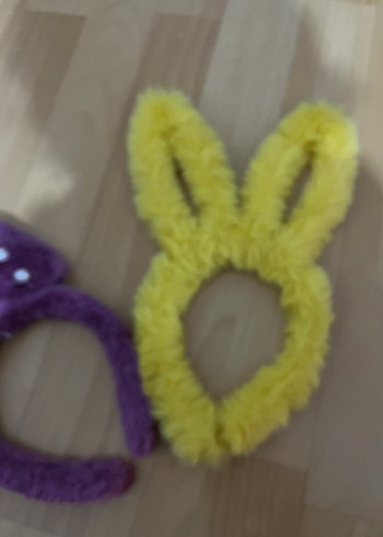 Mor Kürklü Nakışlı Çocuk Taç - Görsel 2