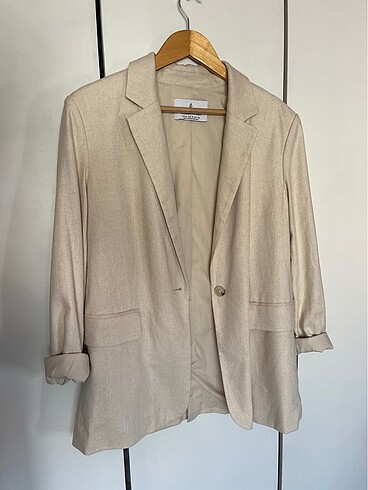 Stradivarius Keten astarlı stradivarius blazer ceket