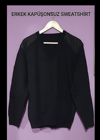 Siyah sweatshirt 