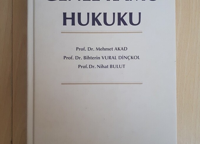 Genel Kamu Hukuku mehmet Akad