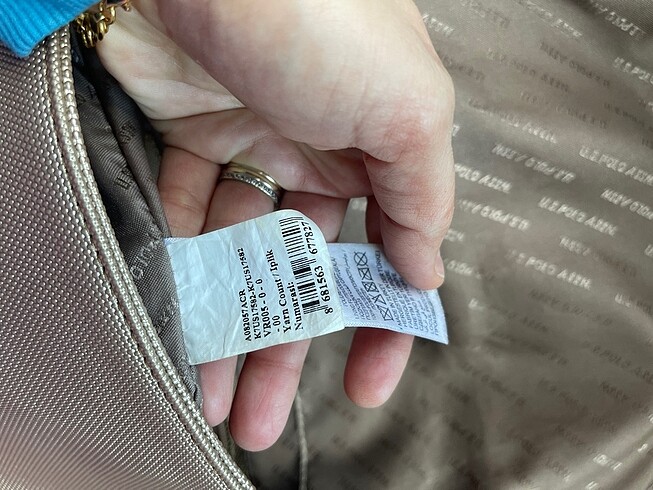  Beden camel Renk Polo çanta