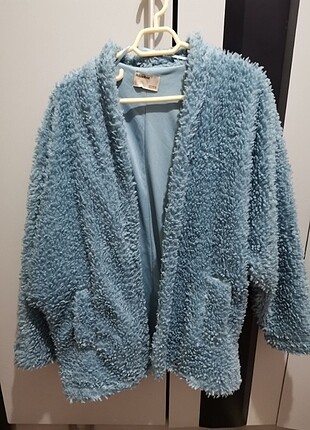 Pull and Bear Peluş ceket mont