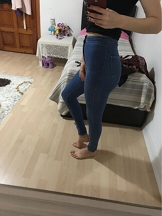 Yüksel bel jean