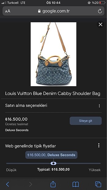 Blue denim Cabby