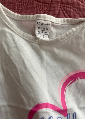 LC Waikiki Pembe Kız Bebek Fırfırlı Takım