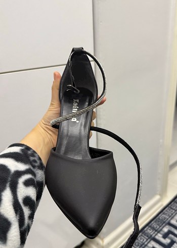 39 Beden siyah Renk Klasik Siyah Stiletto Topuklu Ayakkabı