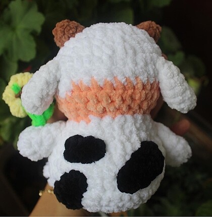 Tasarımcı Benekli İnek Amigurumi Peluş??????