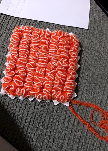 Renkli Turuncu Banyo Süngeri - Görsel 2