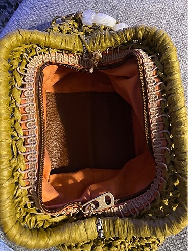 Zara Örgü clutch el çantası