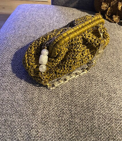 Örgü clutch el çantası