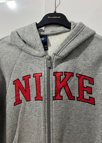 Gri Nike Fermuarlı erkek çocuk için Sweatshirt - Görsel 3