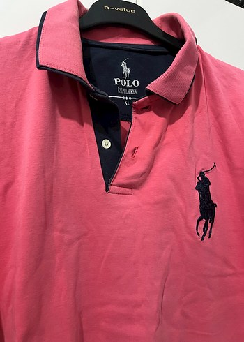 Erkek Pembe Polo Yaka Kısa Kollu Tişört - Görsel 2