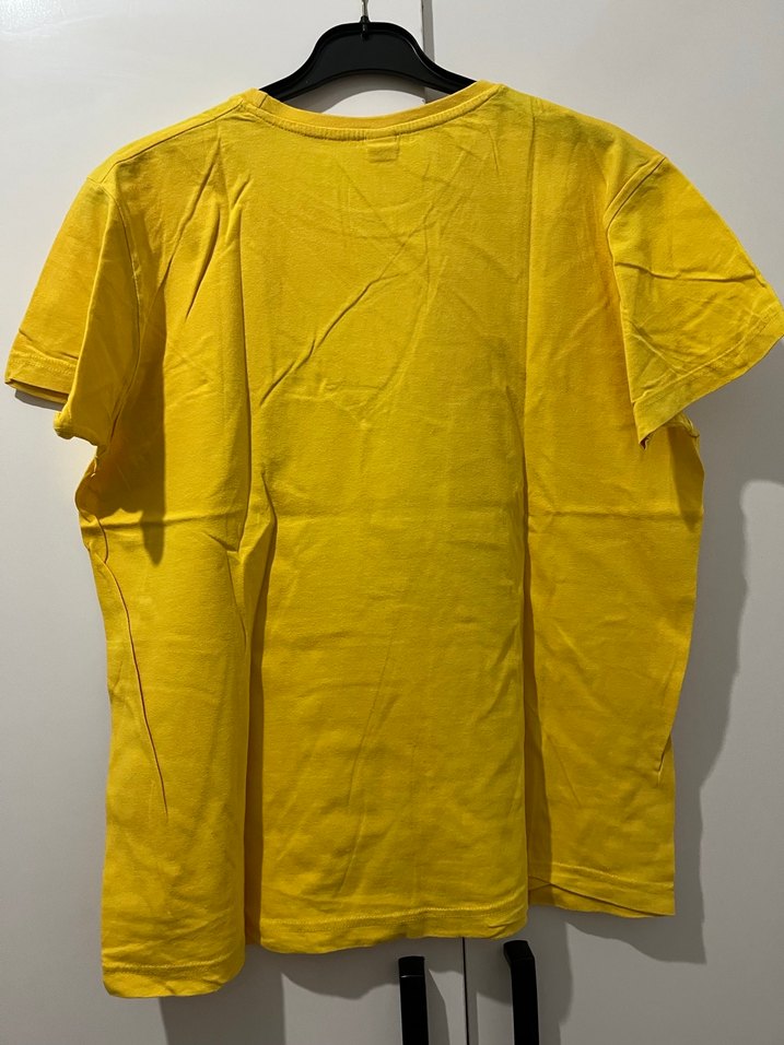 Sarı Baskılı Pamuklu Erkek çocuk Tişört - Görsel 5