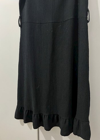 Siyah Midi Boy Kadın Elbise - Görsel 3