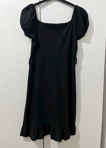 Siyah Midi Boy Kadın Elbise - Görsel 5