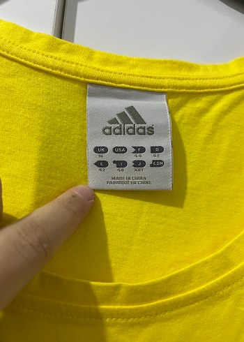 Kadın Sarı Adidas Baskılı Atlet - Görsel 2