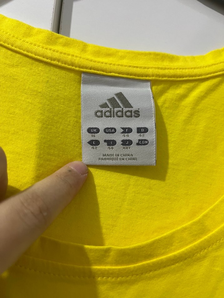 Kadın Sarı Adidas Baskılı Atlet - Görsel 2