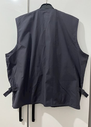 Nikon Siyah Erkek Kolsuz Streetwear Yelek - Görsel 5