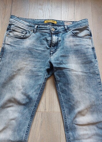 Standart Beden Beden mavi Renk Erkek Mavi Jeans