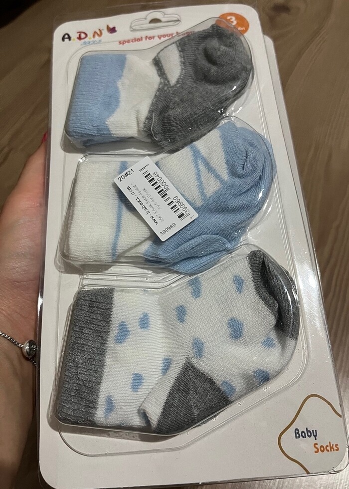 Bebek çorabı - Görsel 2