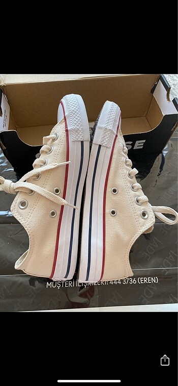 37 Beden Krem kısa converse