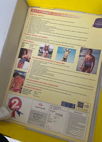 Beden Renk Self-Former Super Sauna Kemer