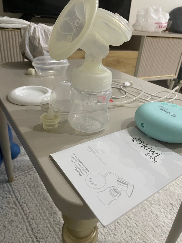 Mavi Elektrikli Göğüs Pompası - Kiwi Baby - Görsel 5