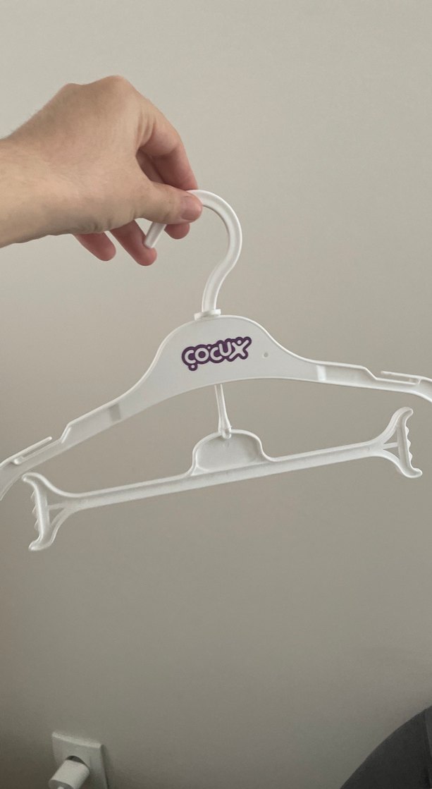 Beyaz Çocuk Askısı - Görsel 3