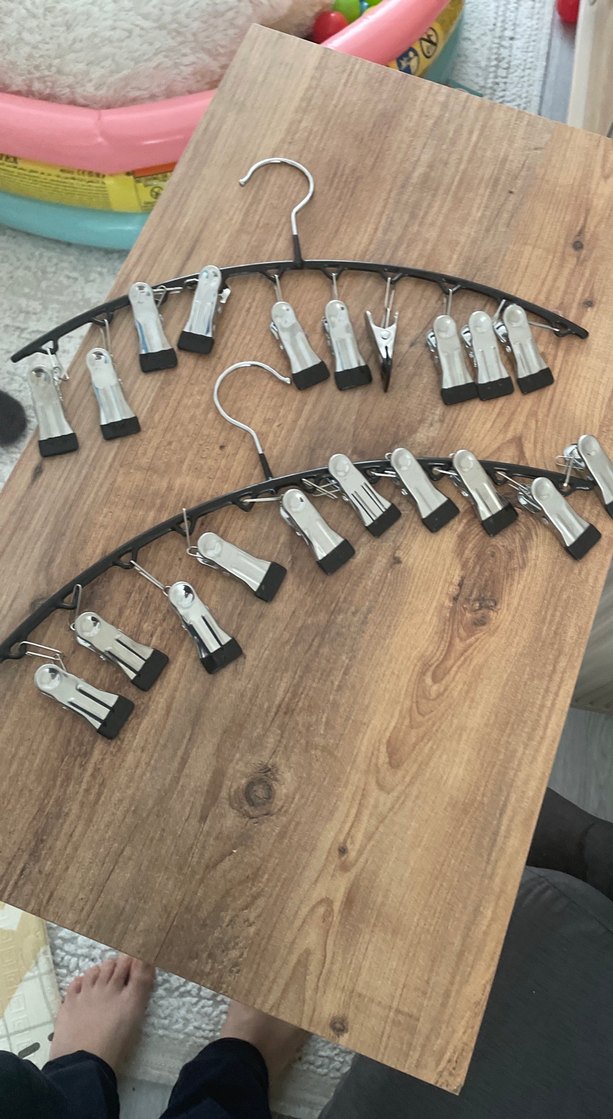 Gri Metal Mandallı Askı - Görsel 2