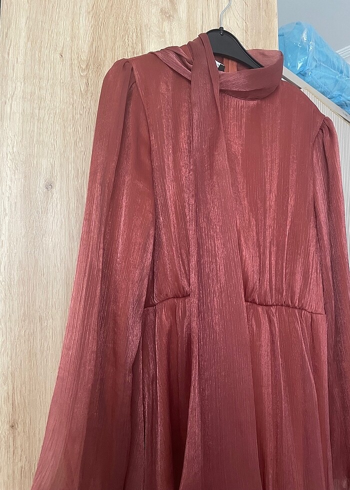 BİRGÜL BEKTAŞ tarçın meva abiye - Görsel 5