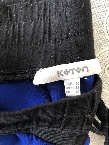 Koton beli lastikli pantolon