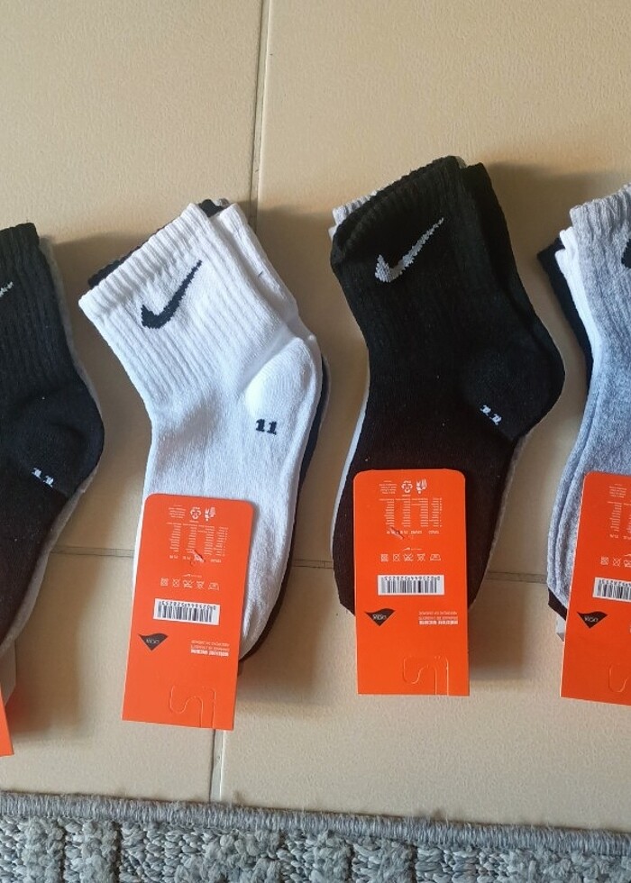 Nike 12 çift çorap  - Görsel 2