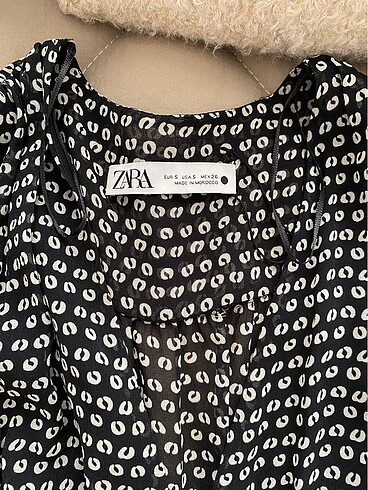 Zara Zara drapeli elbise