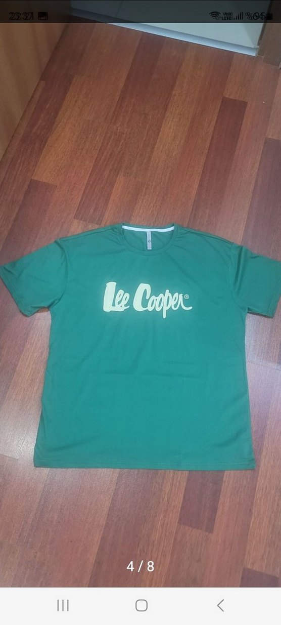 LeCooper Yeşil Baskılı Erkek Tişört. - Görsel 4