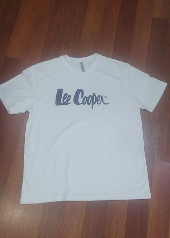 Lee Cooper Beyaz Baskılı Erkek Tişört - Görsel 4
