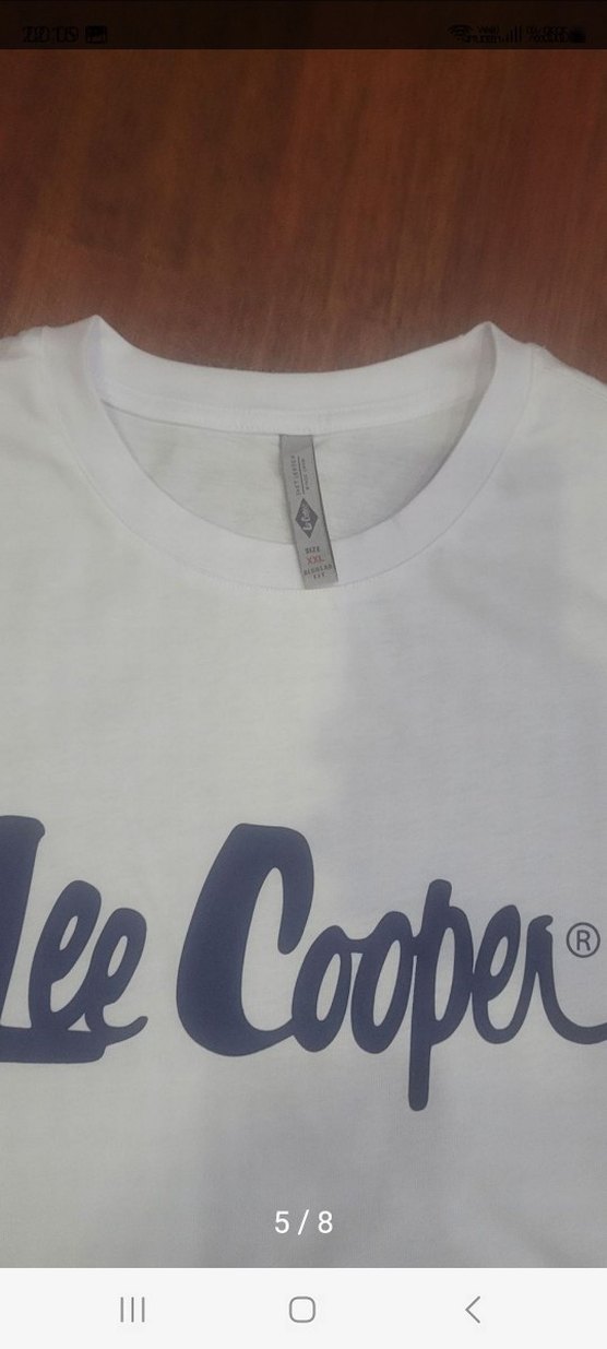 Lee Cooper Beyaz Baskılı Erkek Tişört - Görsel 5