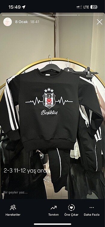 Beşiktaş eşofman takımı