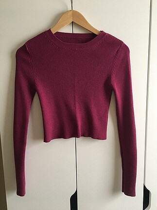 Triko crop top bluz