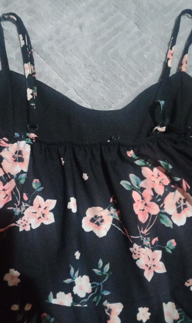 Çiçek Desenli  Midi Elbise - Görsel 3