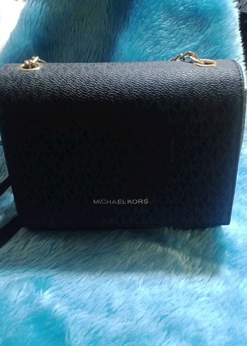 Michael Kors Siyah Deri Baskılı Kadın Çantası - Görsel 4